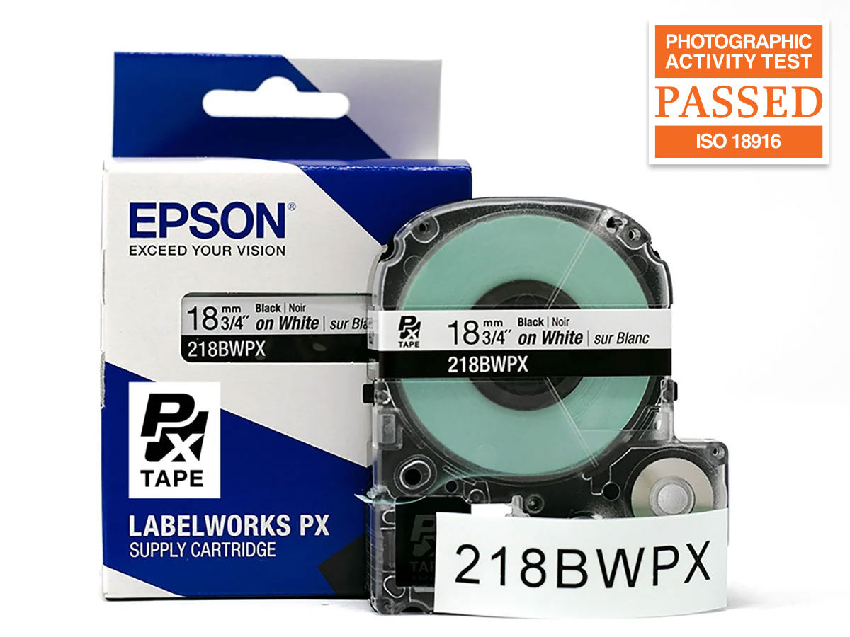 SOLID INK｜BLACK LABEL 6本セット Epson LabelWorks PX Standard 3/4