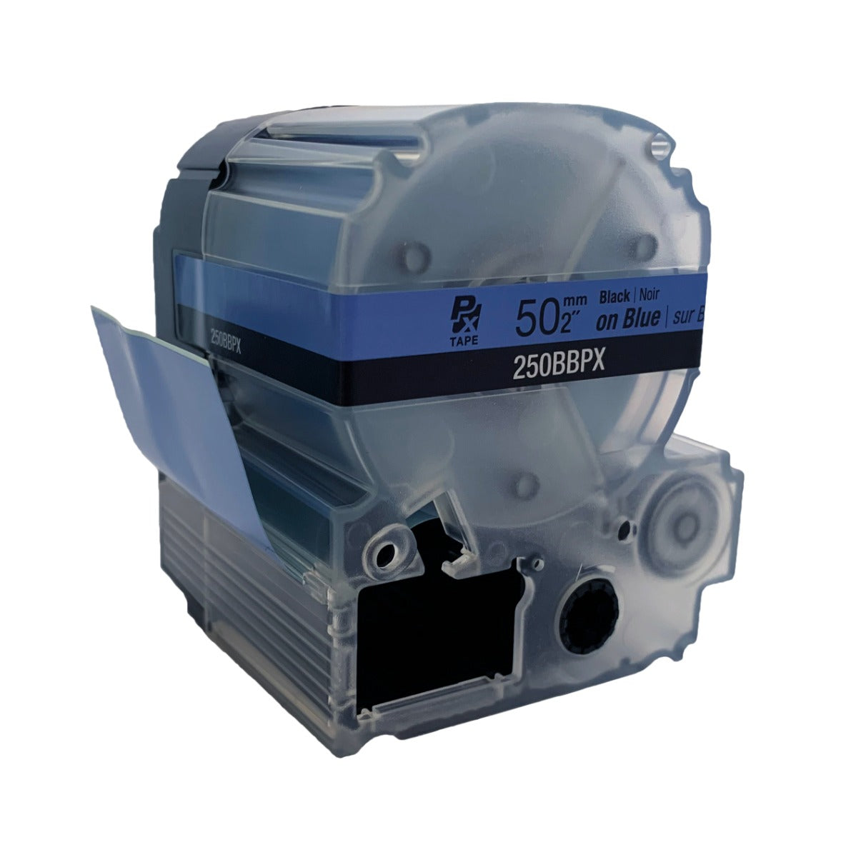 Epson LabelWorks PX 50mm (2") Black on Blue Tape - 250BBPX