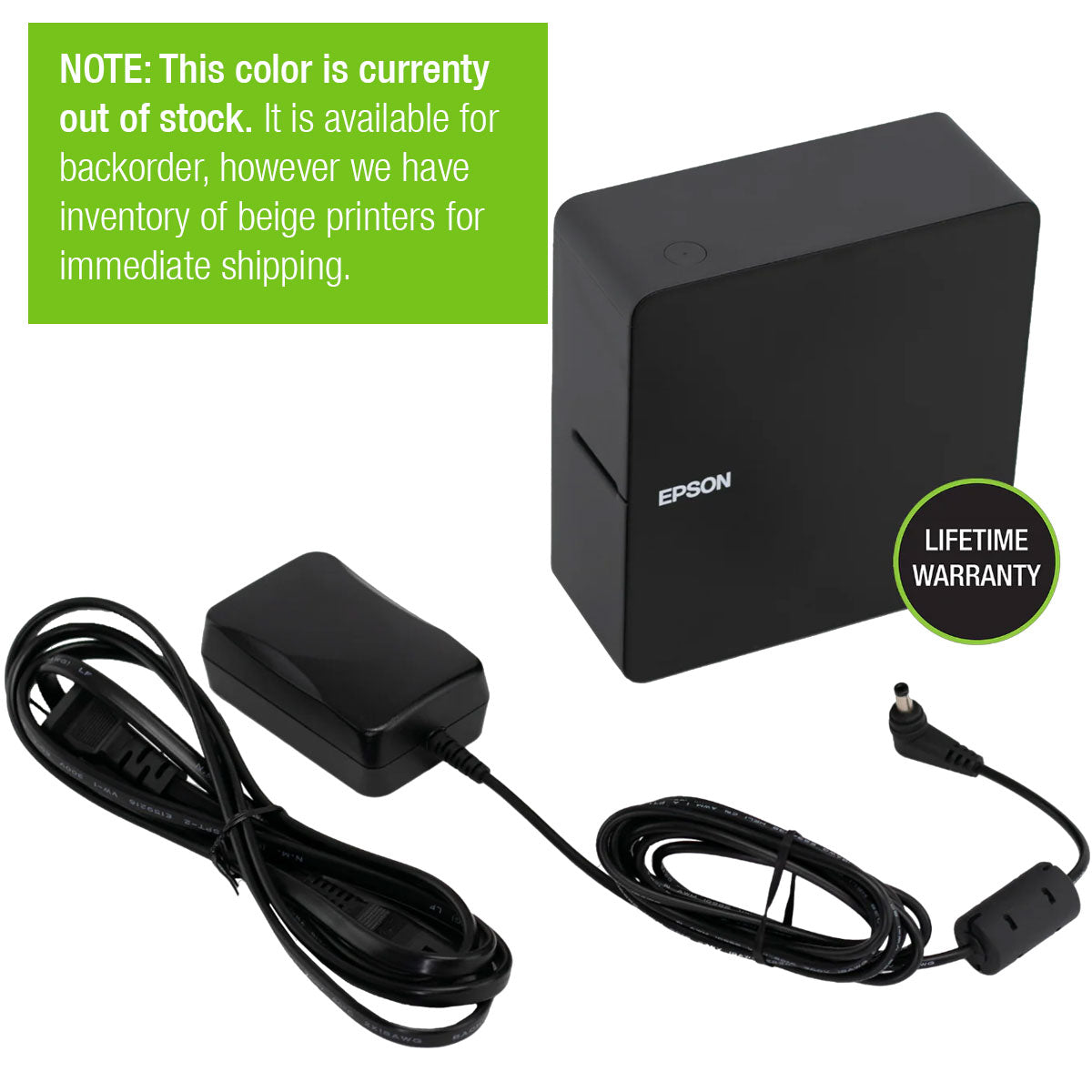 EPSON プリンター Epson LW-C610PXADPT-BLK Printer – Epson LabelWorks