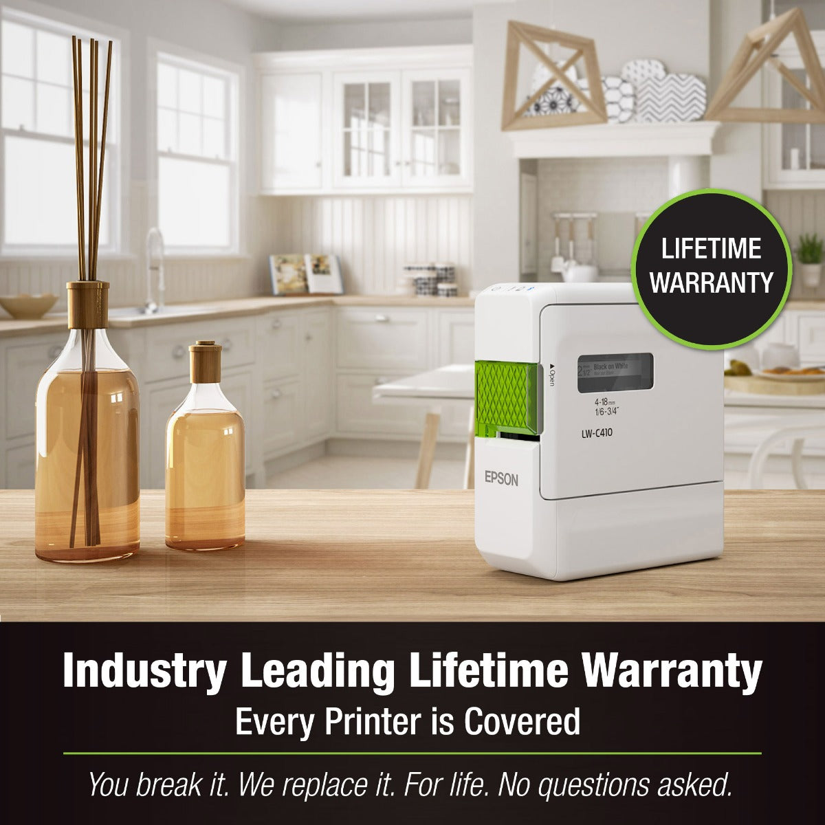 Epson LabelWorks LW-C410PX Home & Hobby Printer