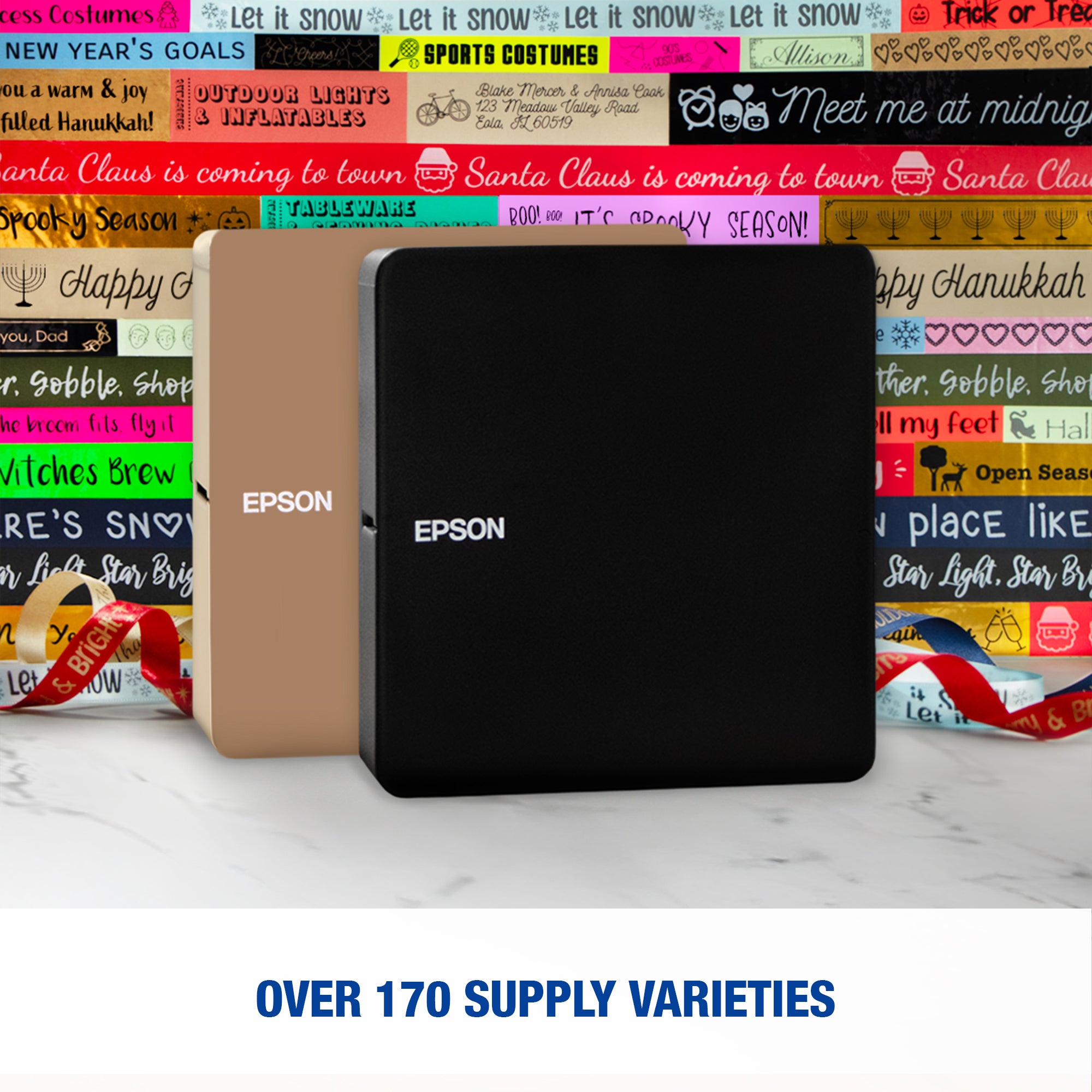 ⑨専用画面EPSON Epson LW-C610PXADPT-BLK Printer – Epson LabelWorks