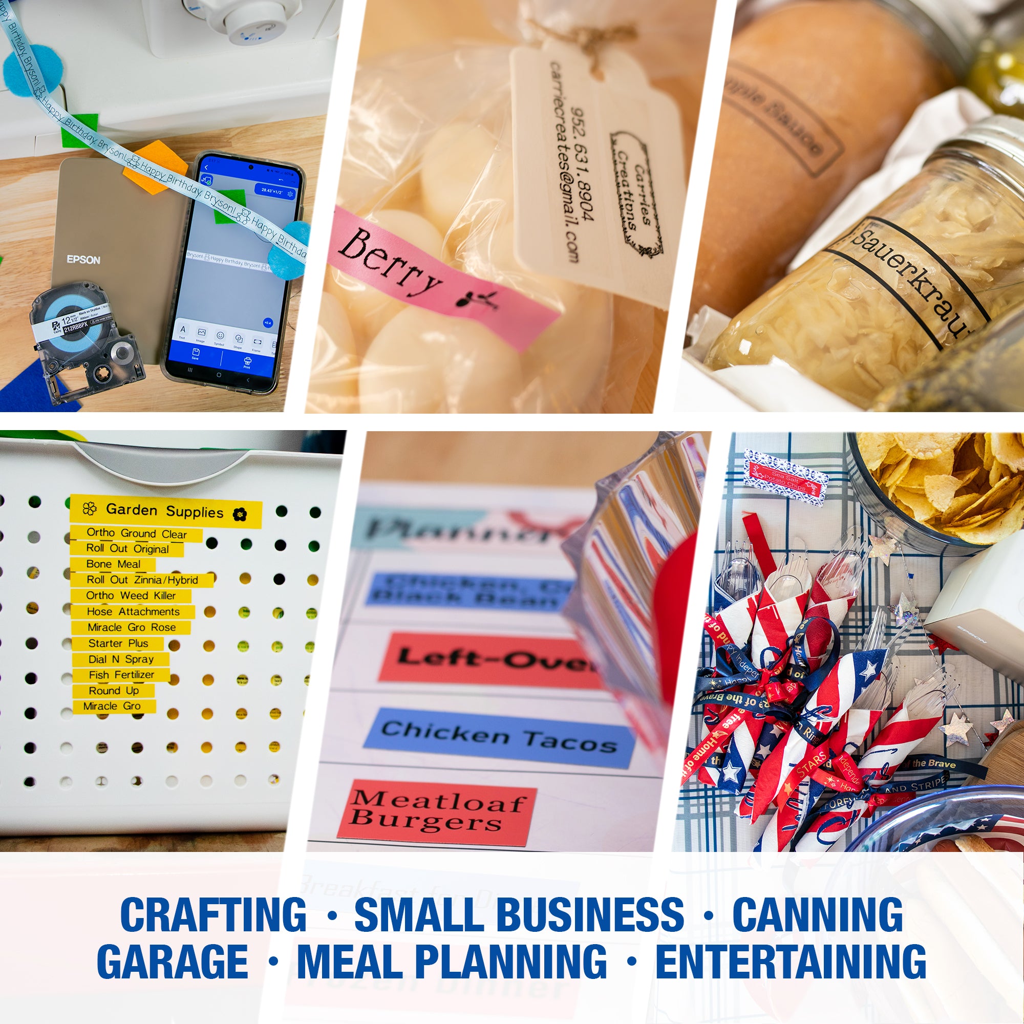 Epson LW-C610PX Printer with Adapter