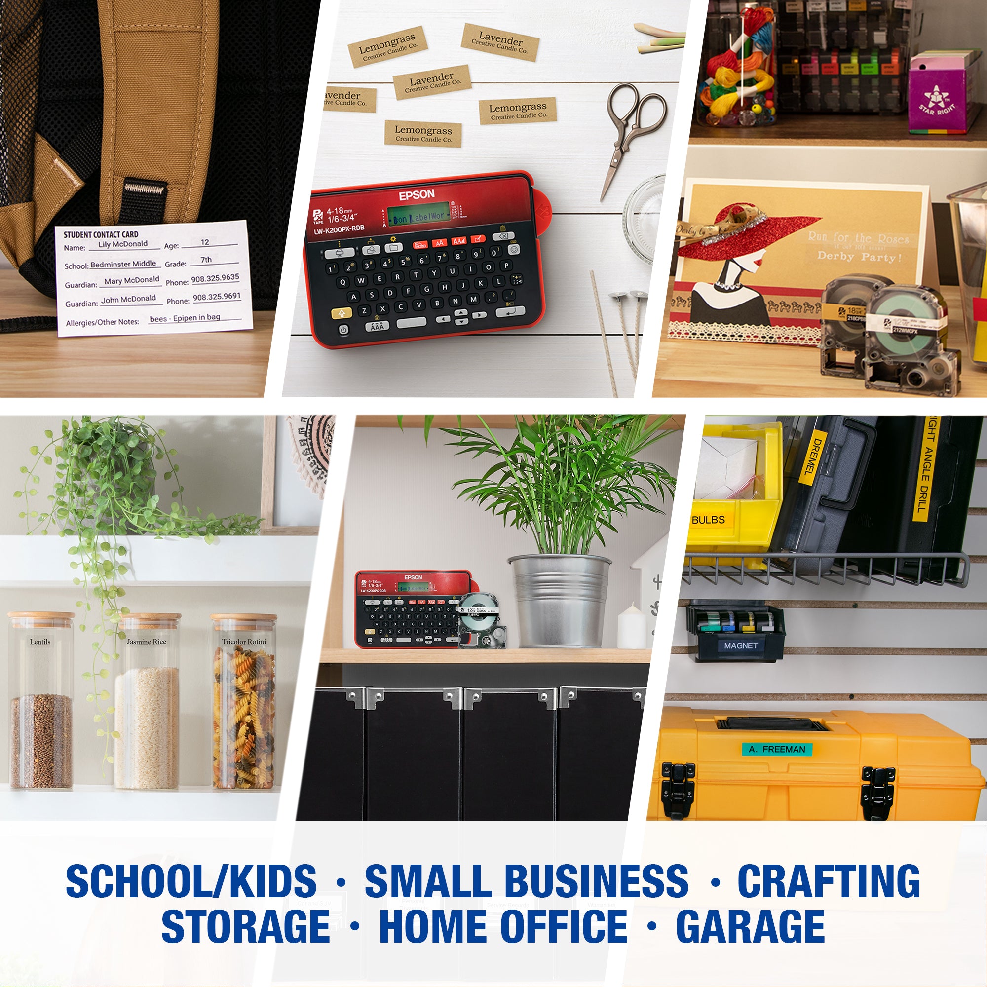 Epson LW-K200PX-RDB Printer