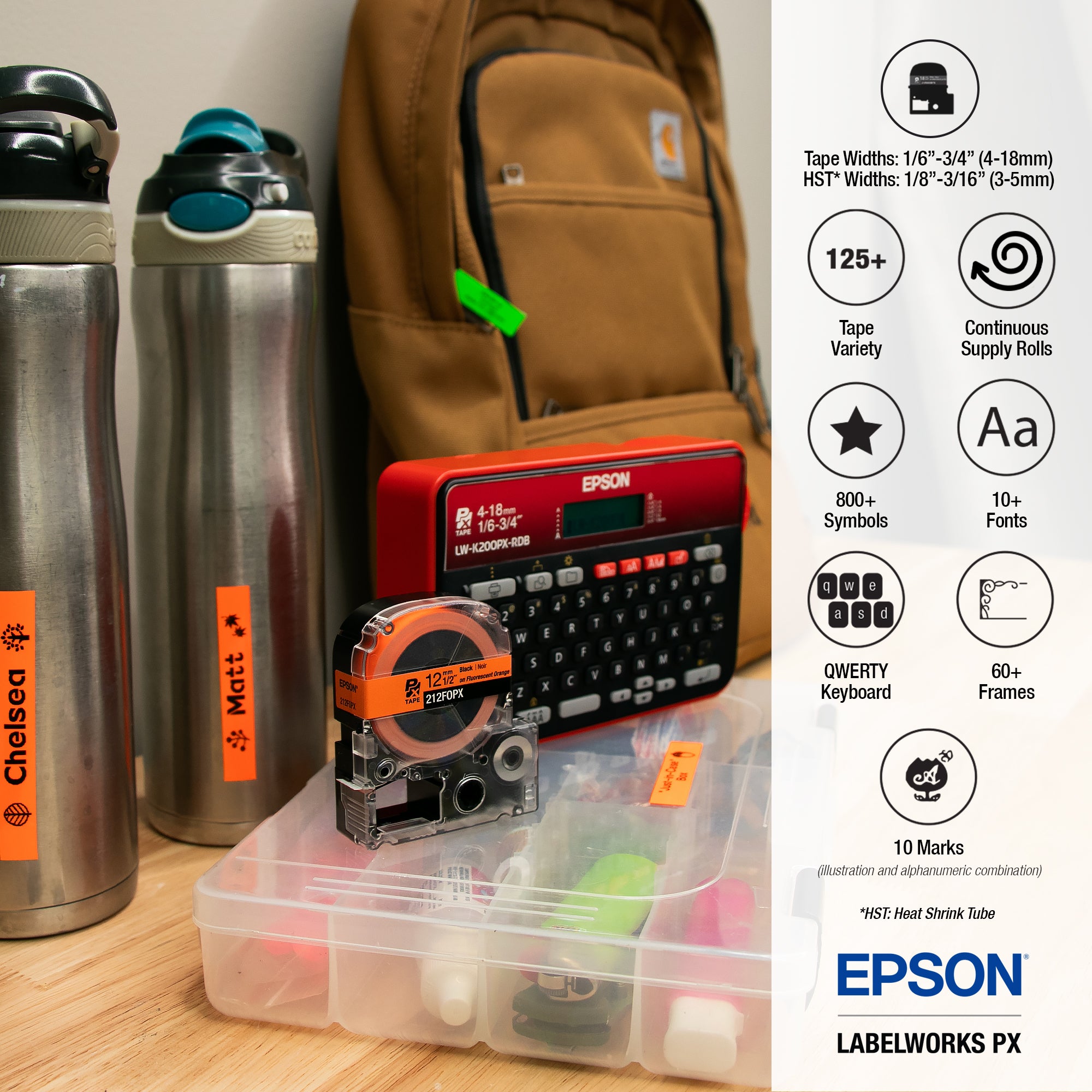 Epson LW-K200PX-RDB Printer