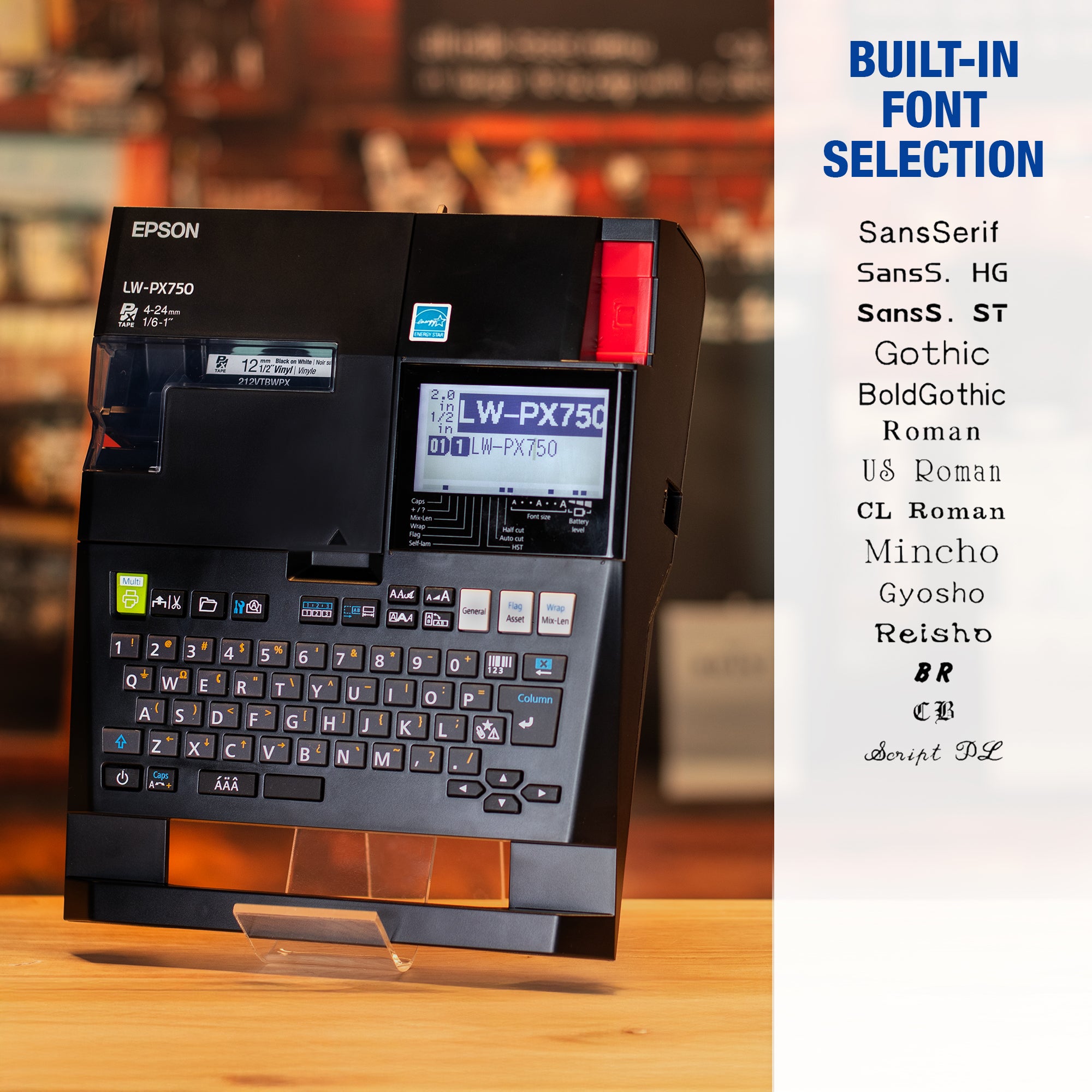 LW-PX750PCD Label Printer Deluxe Kit – Epson LabelWorks
