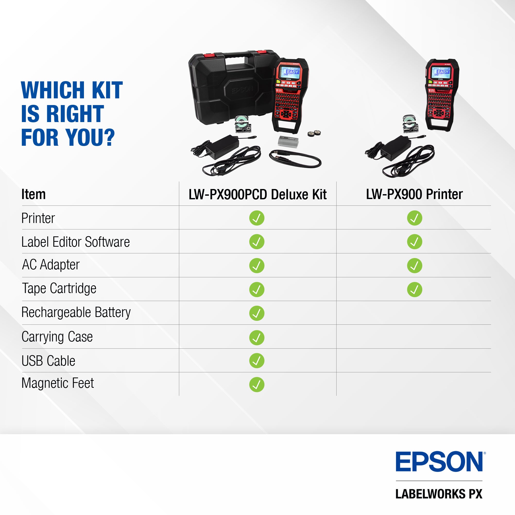 Epson LW-PX900PCD Deluxe Kit