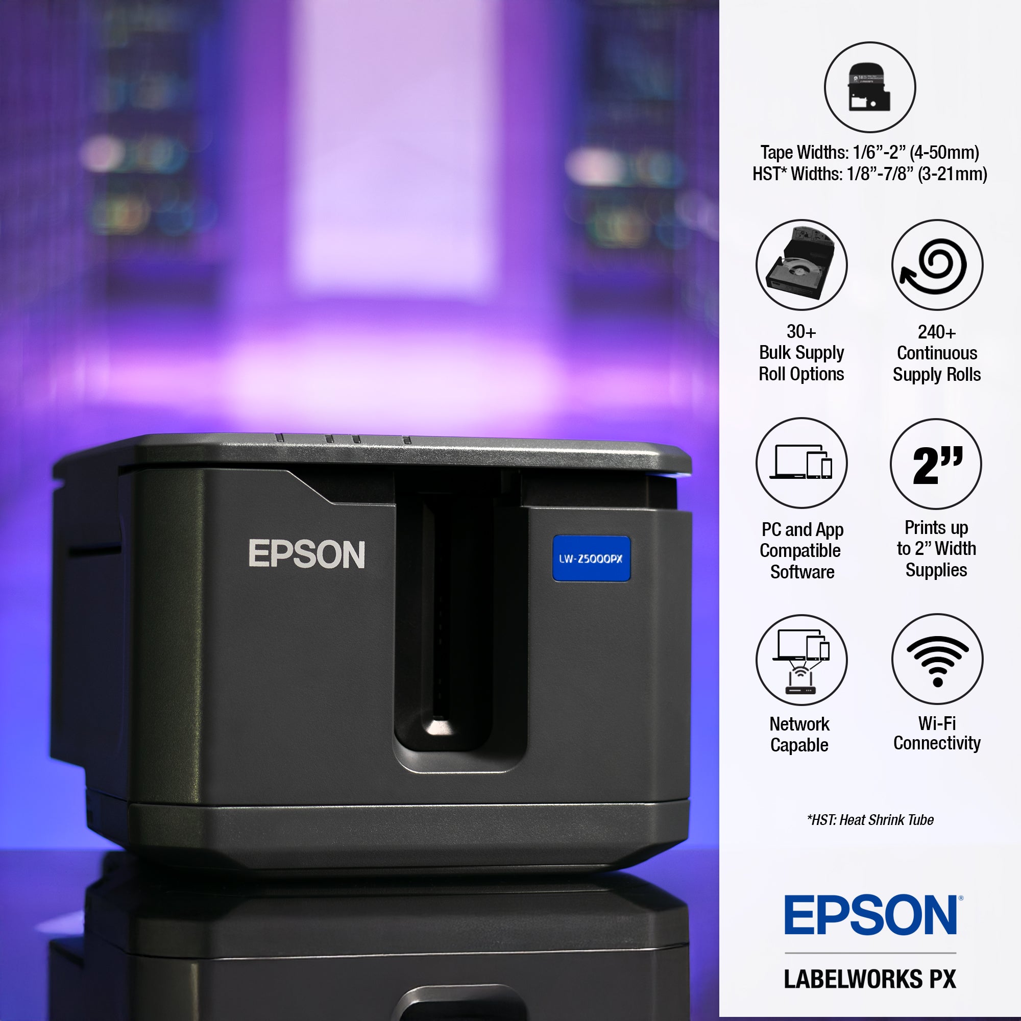 High-Volume Label Printing for Labels Up To 2″ Wide – Epson LabelWorks