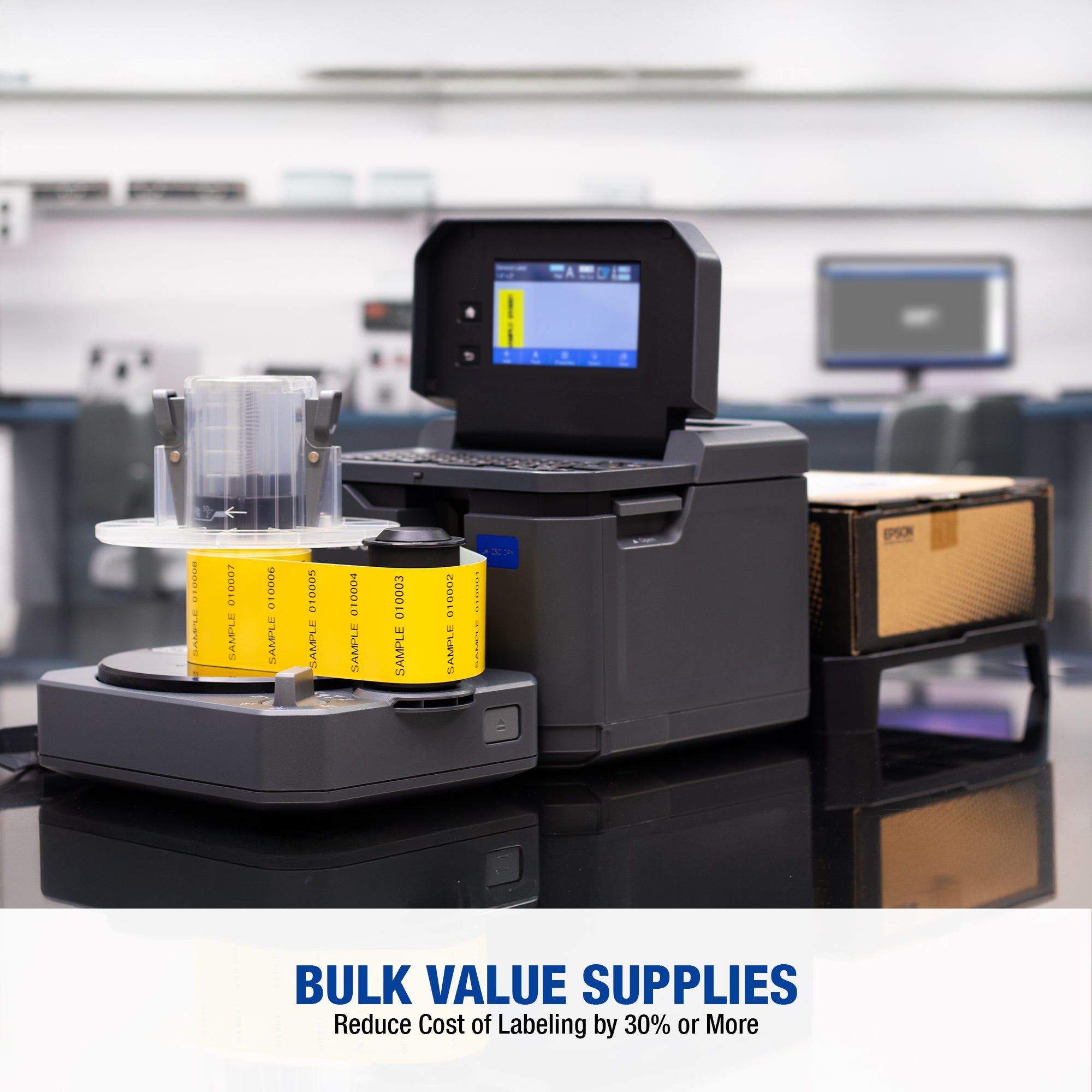 Bulk Roll Label Printing for Labels Up To 2″ Wide – Epson LabelWorks