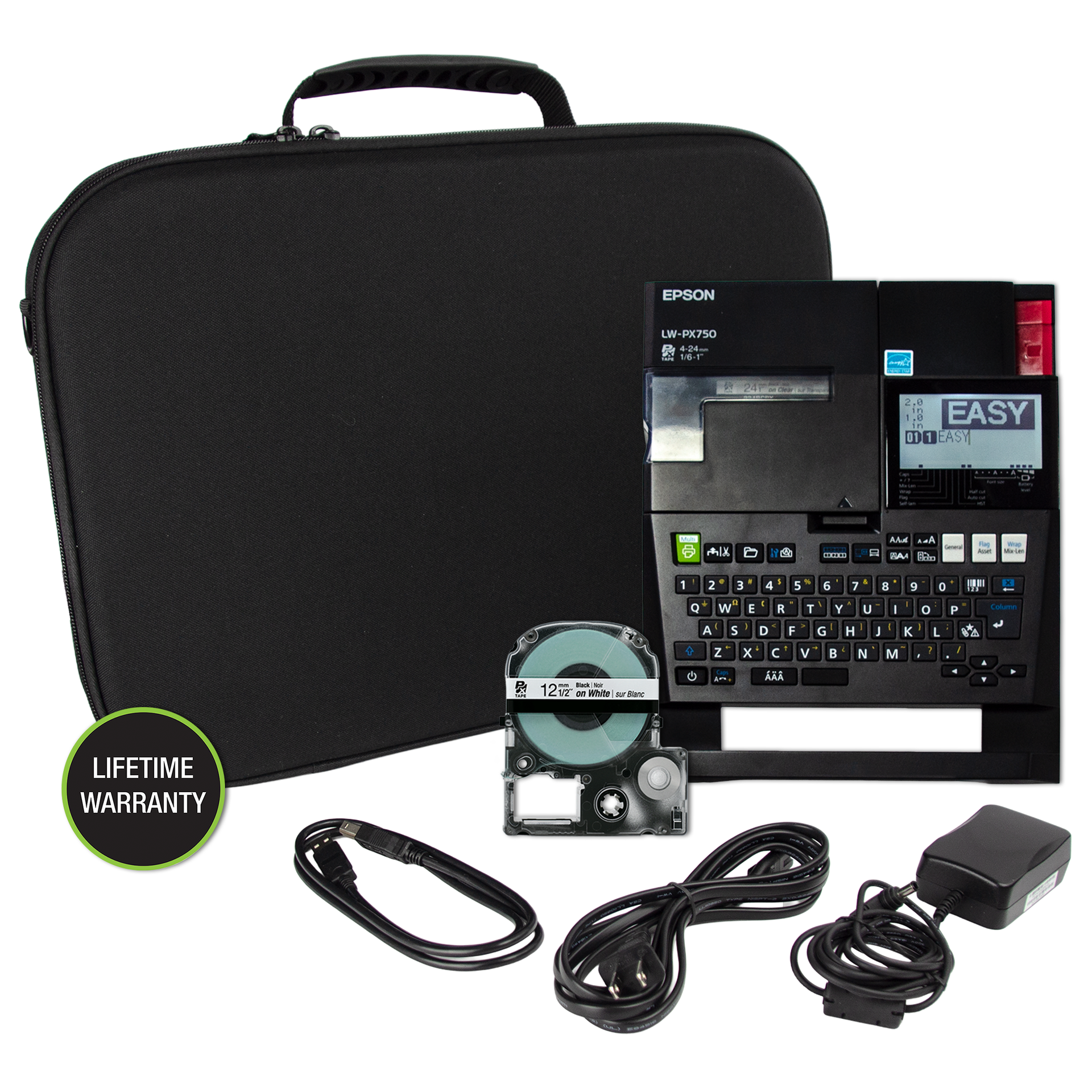 LW-PX750PCD Label Printer Deluxe Kit – Epson LabelWorks