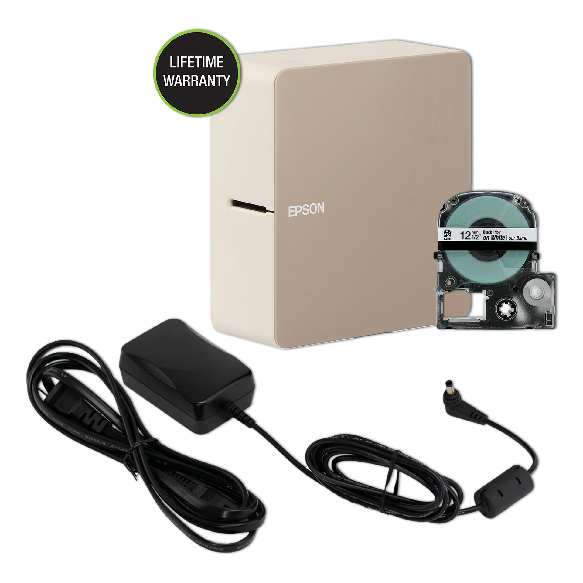 Epson LW-C610PX Label Printer with AC Adapter - Portable