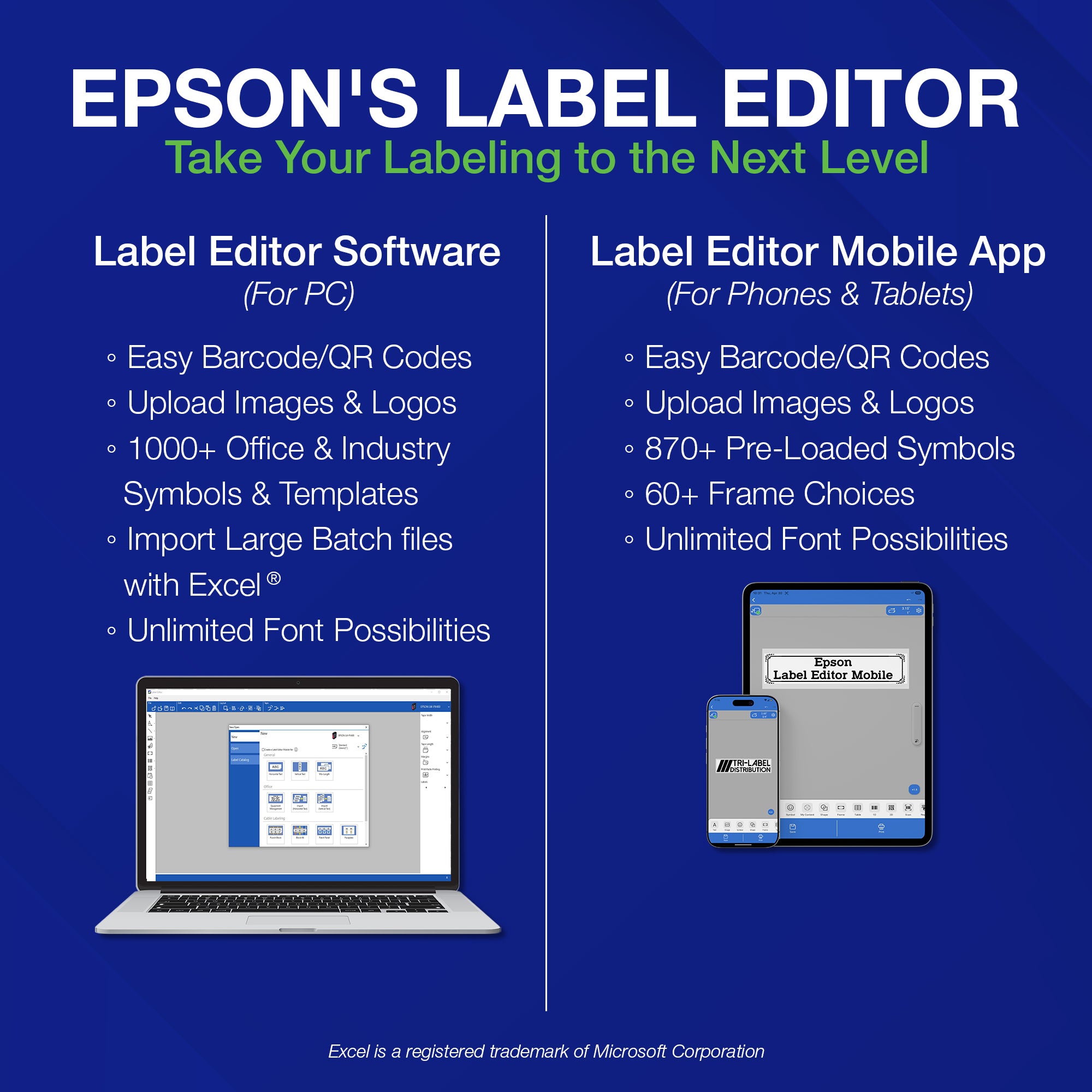 Epson LW-C610PXADPT-BLK Printer – Epson LabelWorks