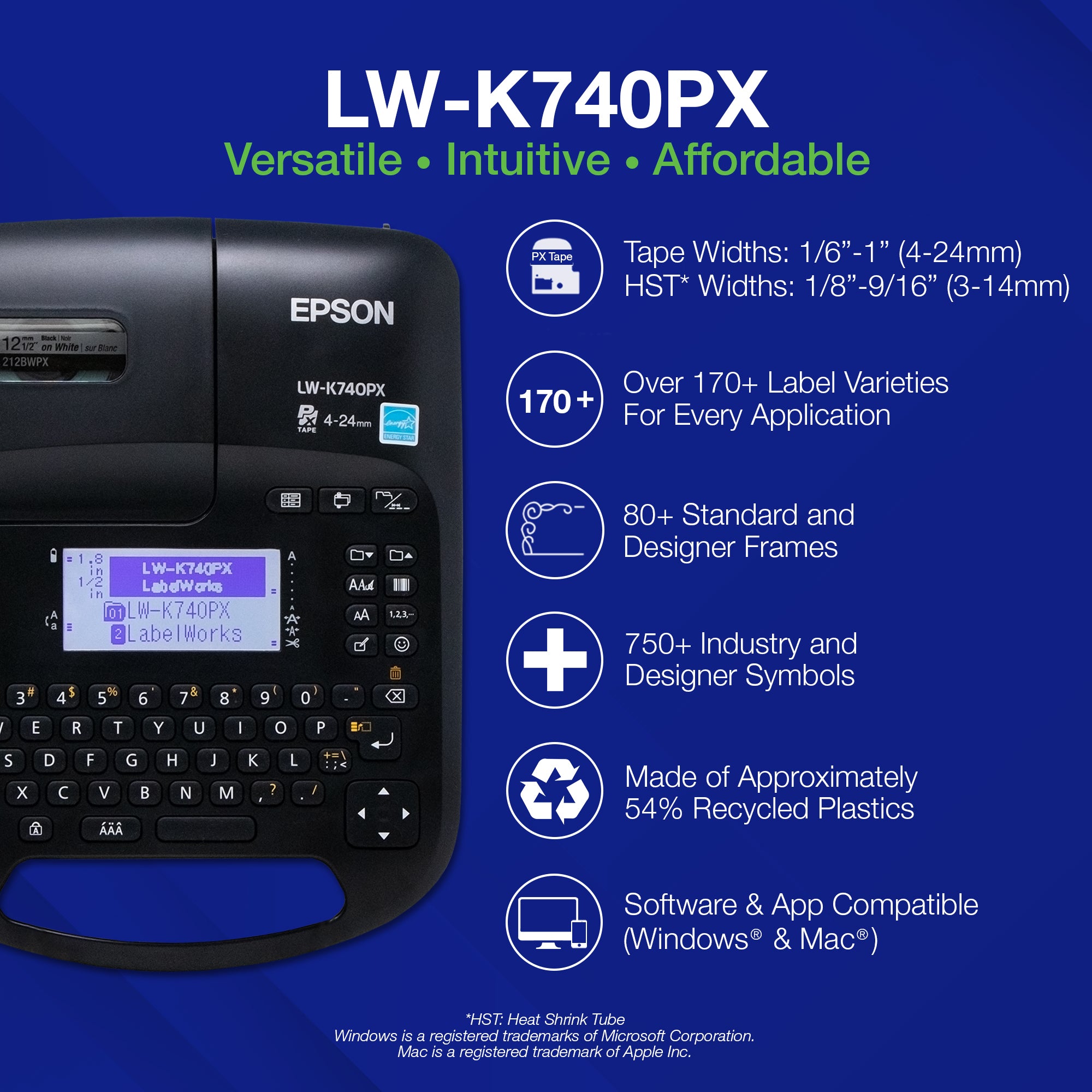 Epson LW-K740PX Printer