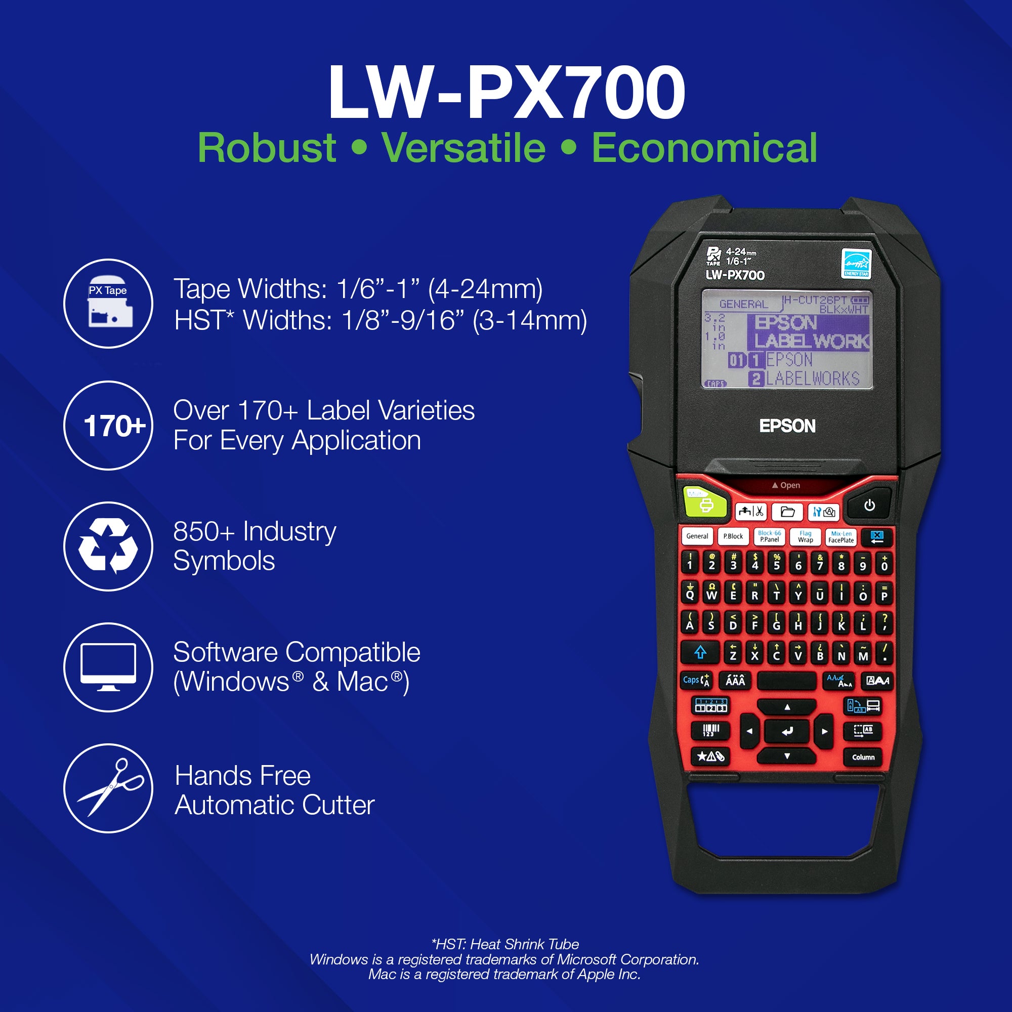 Epson LW-PX700 Printer