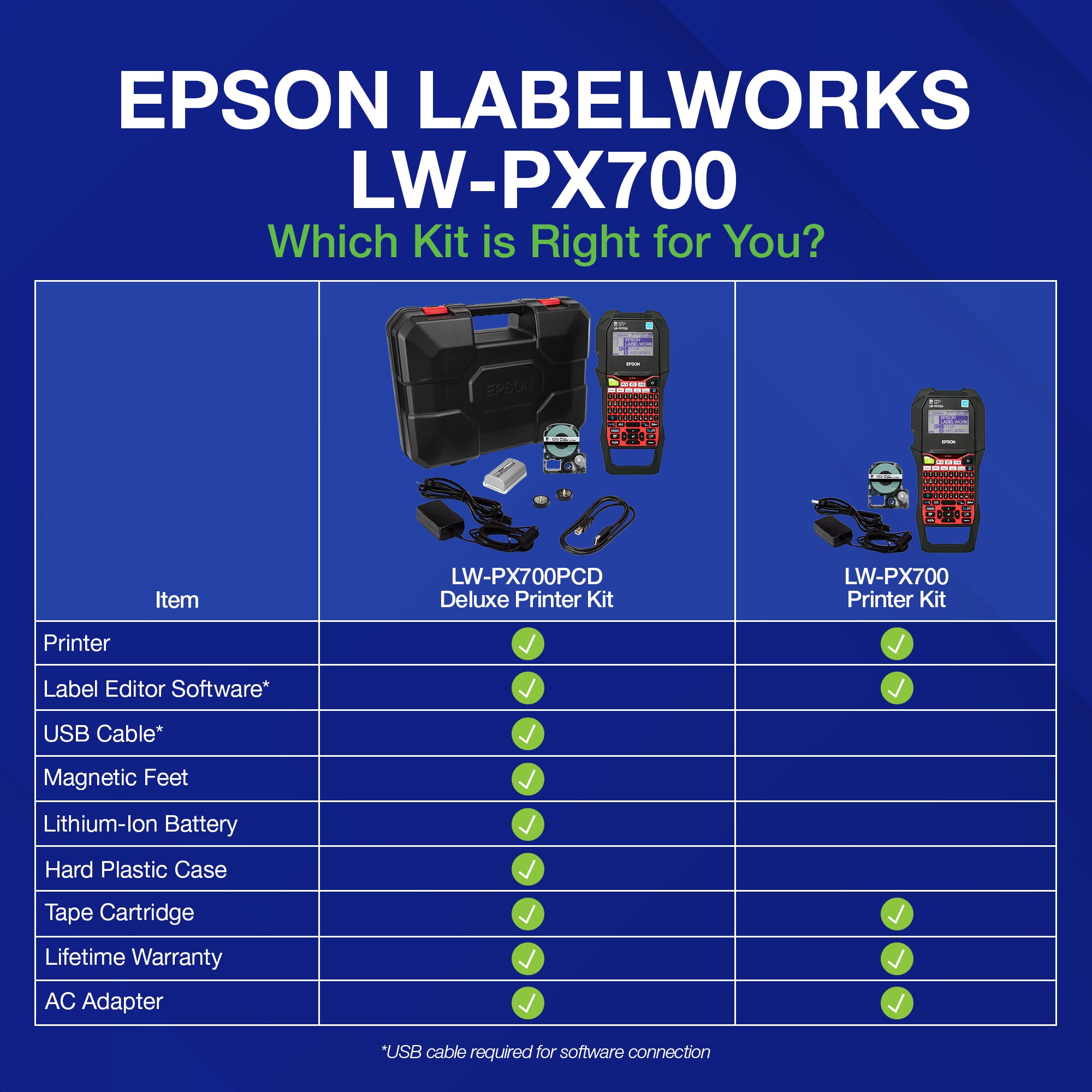 Epson LW-PX700 Deluxe Printer Kit