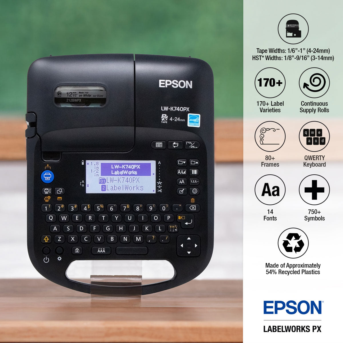 Epson LW-K740PX Label Printer - Industrial & Marine Labeling