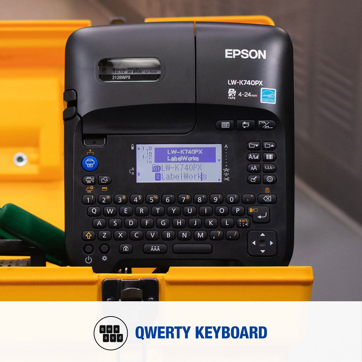 Epson LW-K740PX Label Printer - Industrial & Marine Labeling
