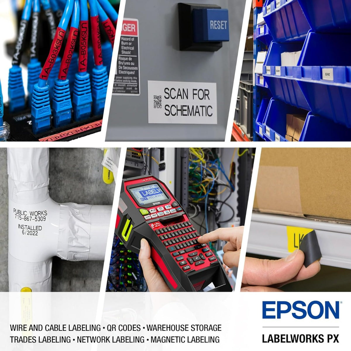 Epson LabelWorks LW-PX900 Industrial Label Printer