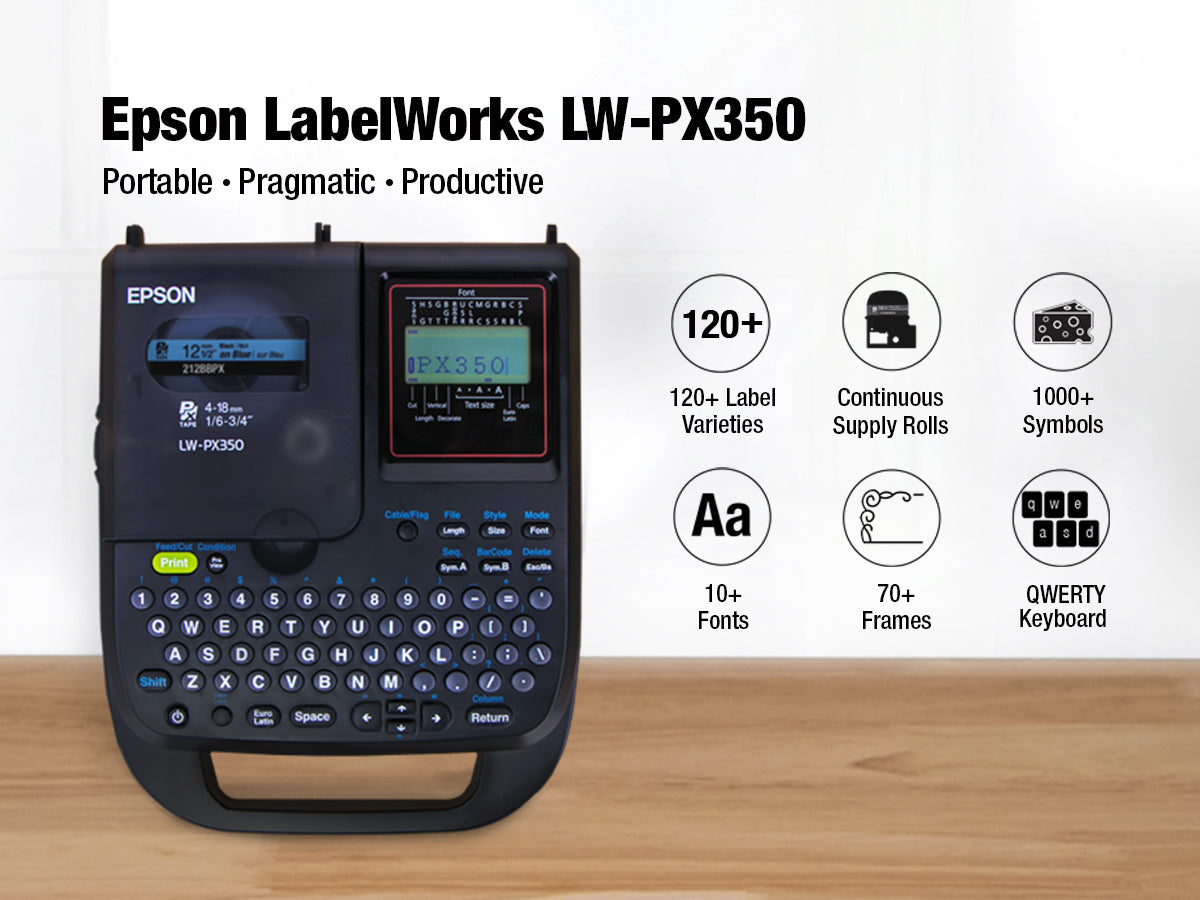 Epson LabelWorks LW-PX350 Industrial Label Printer