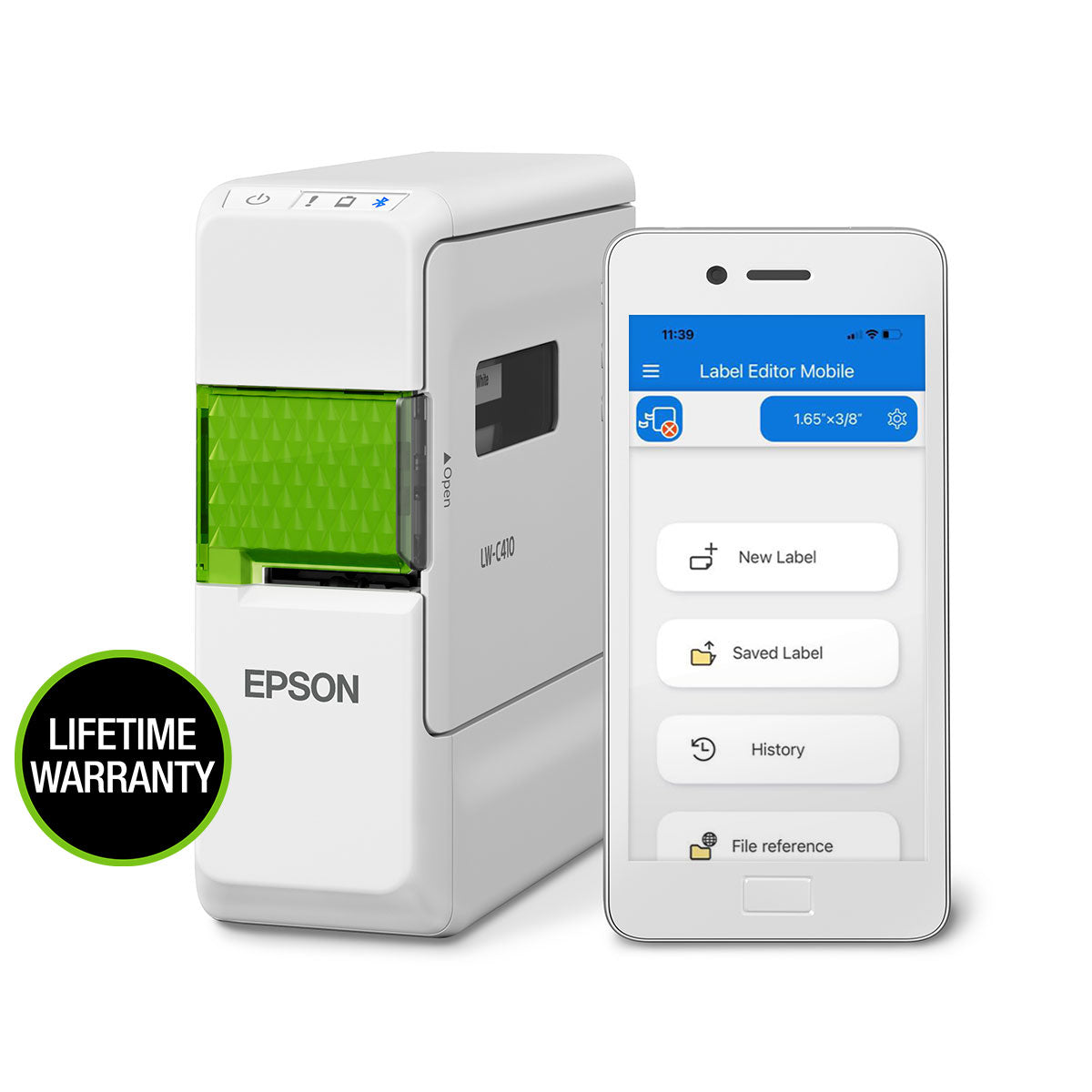 Epson LabelWorks LW-C410PX Home & Hobby Label Printer
