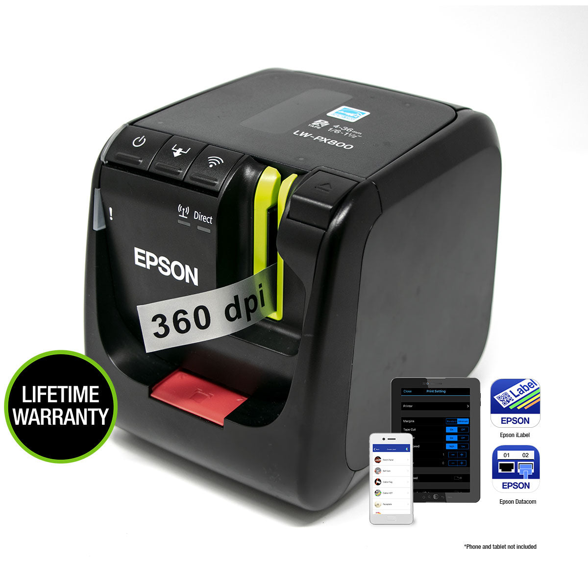 Epson LabelWorks LW-PX800 Industrial Label Printer