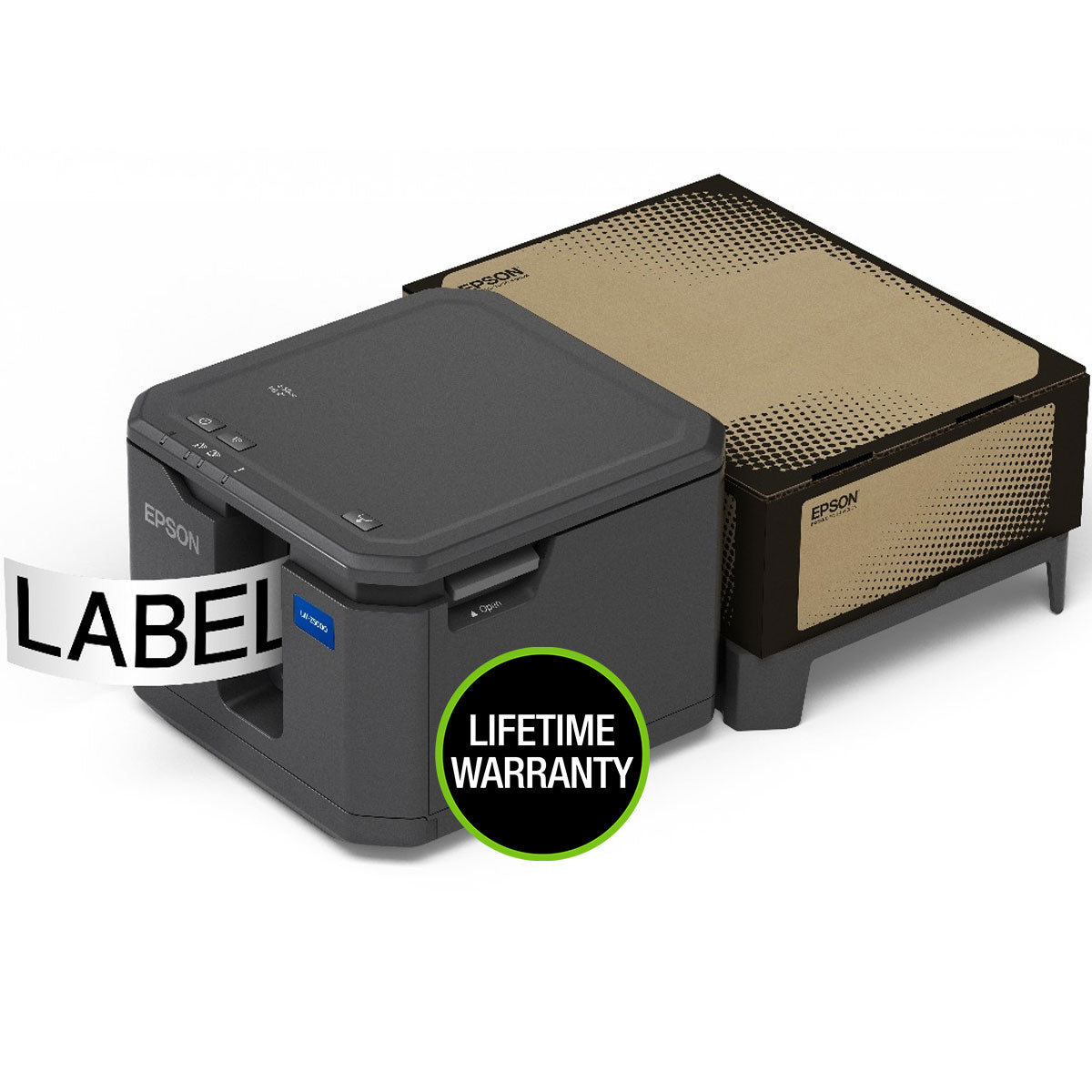 Printed Label with LW-Z5000PX Label Printer and Bulk Roll