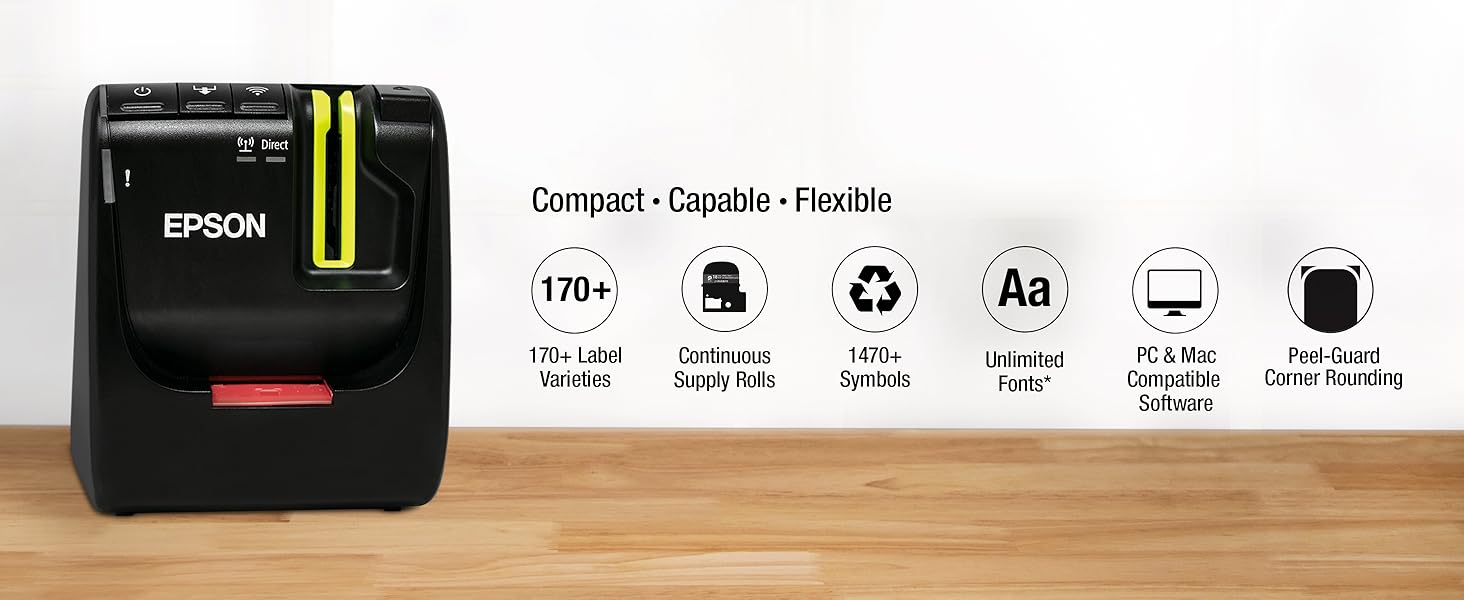 Powerful Desktop Wi-Fi Connectable Industrial Label Printer