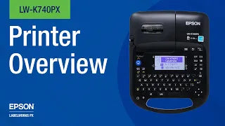 Load video: Epson LW-K740PX Printer