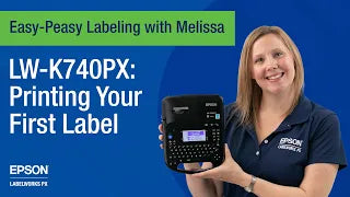 Load video: Epson LW-K740PX Printer