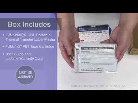 Epson LW-K200PX-DBL Printer – Epson LabelWorks