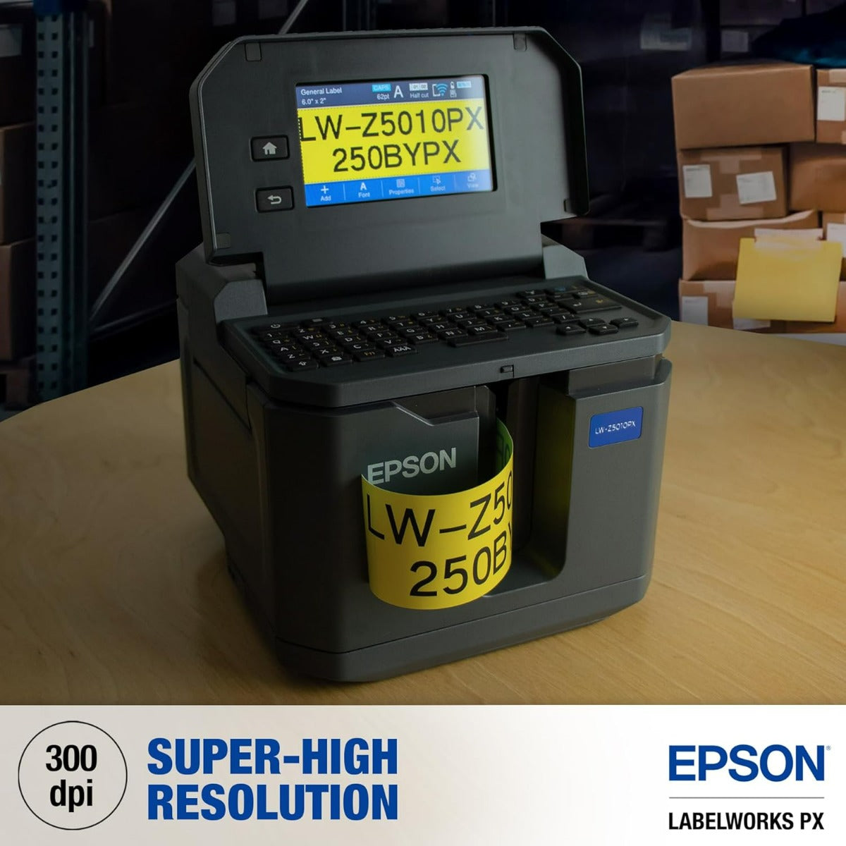 Epson LabelWorks LW-Z5010PX Industrial Bulk Label Printer