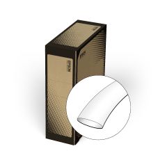 Epson LW-Z Series Bulk Roll - Heat Shrink Tube - Continuous 1/4" (AWG 6-18) x 49.2 ft Black on White Tape - B208STBWPX