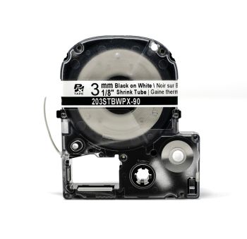 2pcs Compatible EPSON 24mm LC-6WBN Label Tape Black on white 8m 24mm LW900 500 