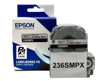 Epson LABELWORKS PX Silver Matte 1½