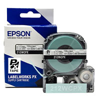 White on Clear Polyester Labeling Tape
