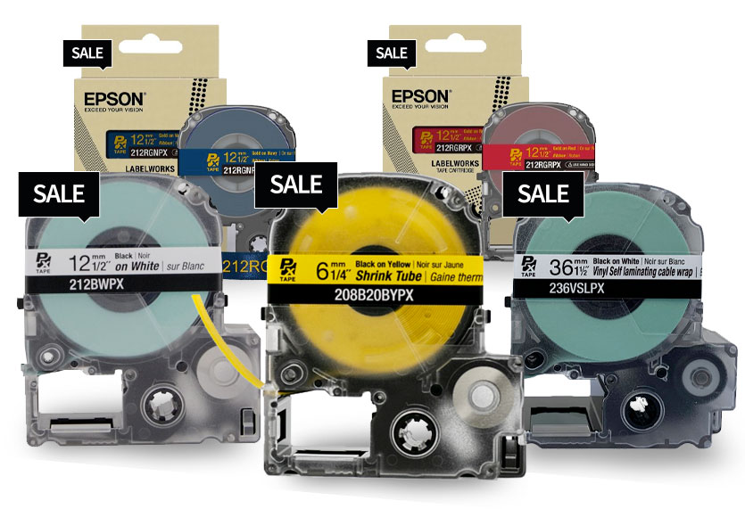 Epson LabelWorks Label Supplies - On Sale Now