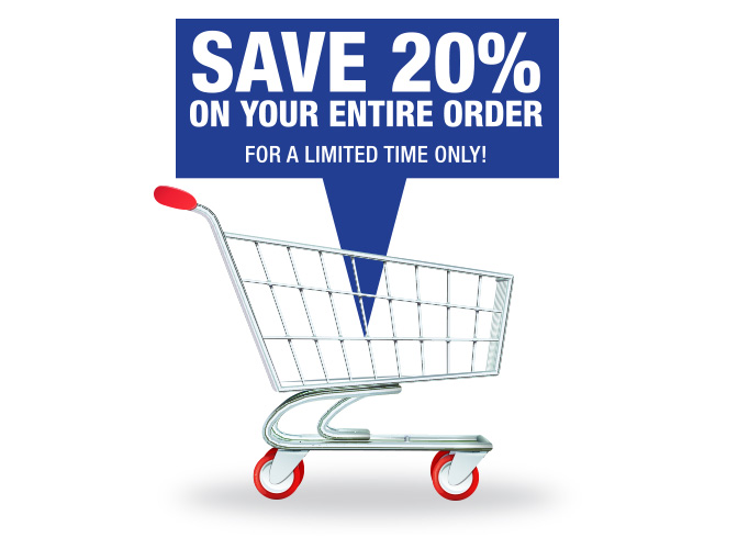 Save 20% On Your Entire Order