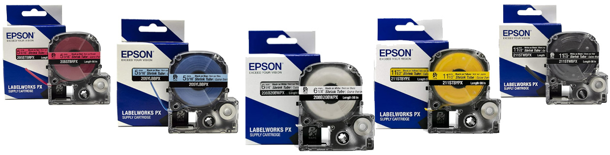 Epson LabelWorks Printable Heat Shrink Tube